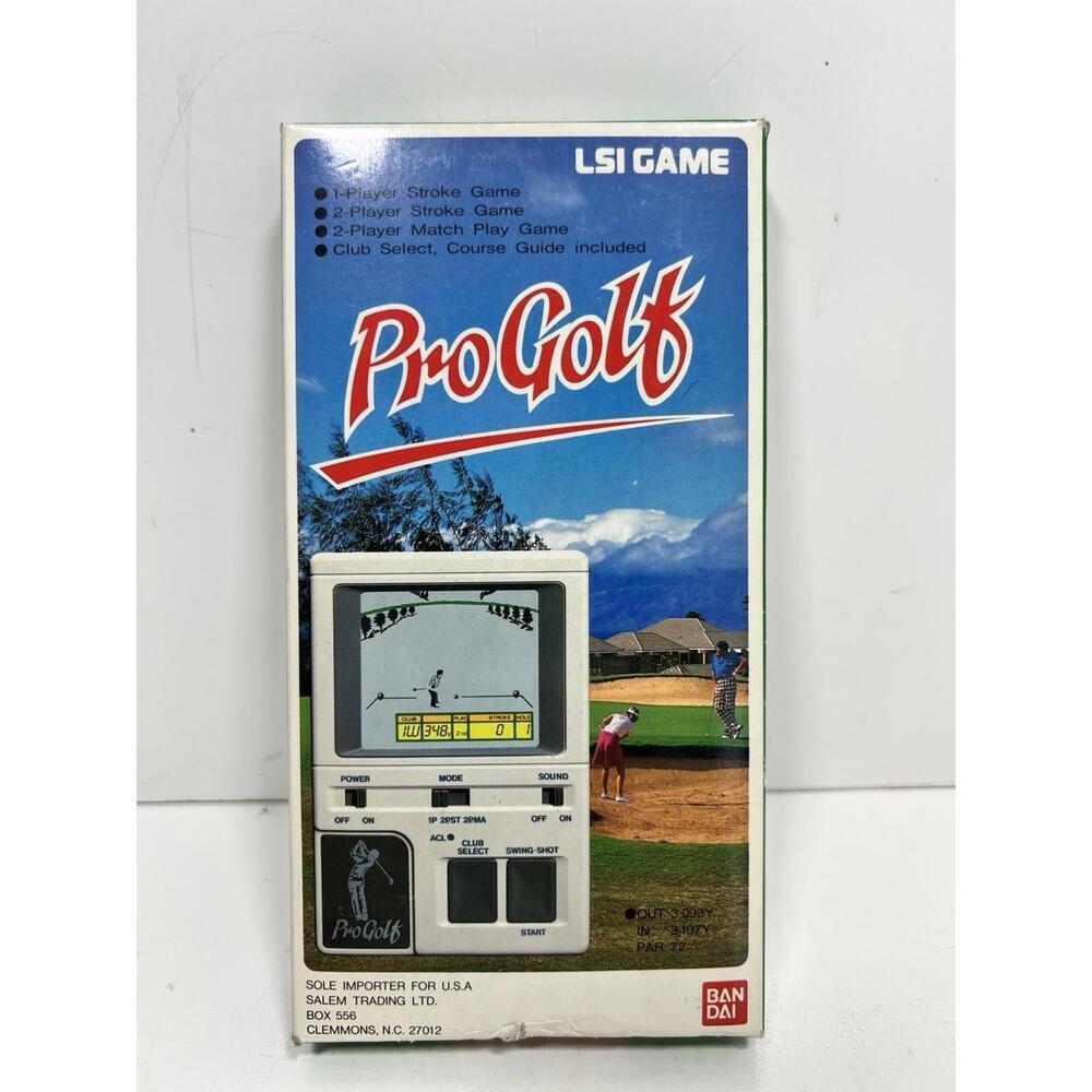 Vintage Bandai Pro Gold Game 1984 Battery Operated LSI Tested